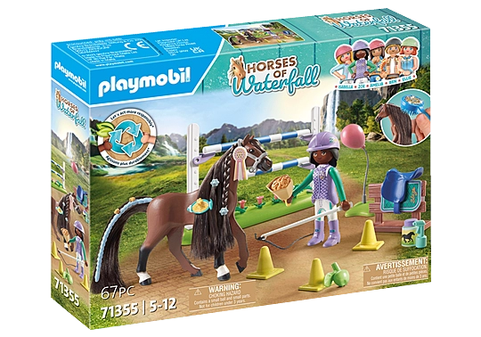 Horses of Waterfall: Jumping Arena with Zoe and Blaze (#71355)