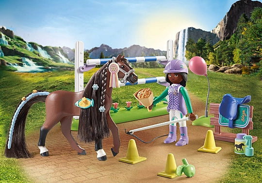 Horses of Waterfall: Jumping Arena with Zoe and Blaze (#71355)