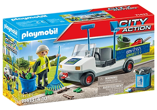 Street Cleaner with e-Vehicle (#71433)