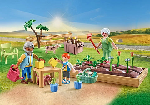 Vegetable Garden with Grandparents (#71443)
