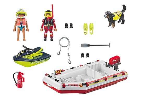 Fireboat with Water Scooter (#71464)