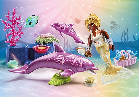 Mermaids: Mermaid with Dolphin (#71501)