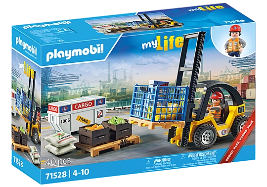 Forklift Truck with Cargo (#71528)