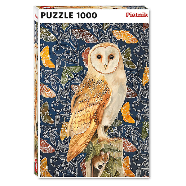 Barn Owl with Mouse (1000pc by Piatnik)