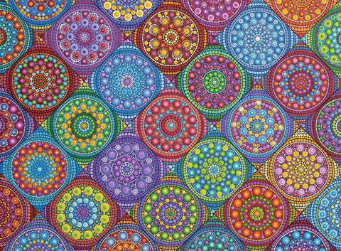Magnificent Mandalas (Color Your World, 500 piece)