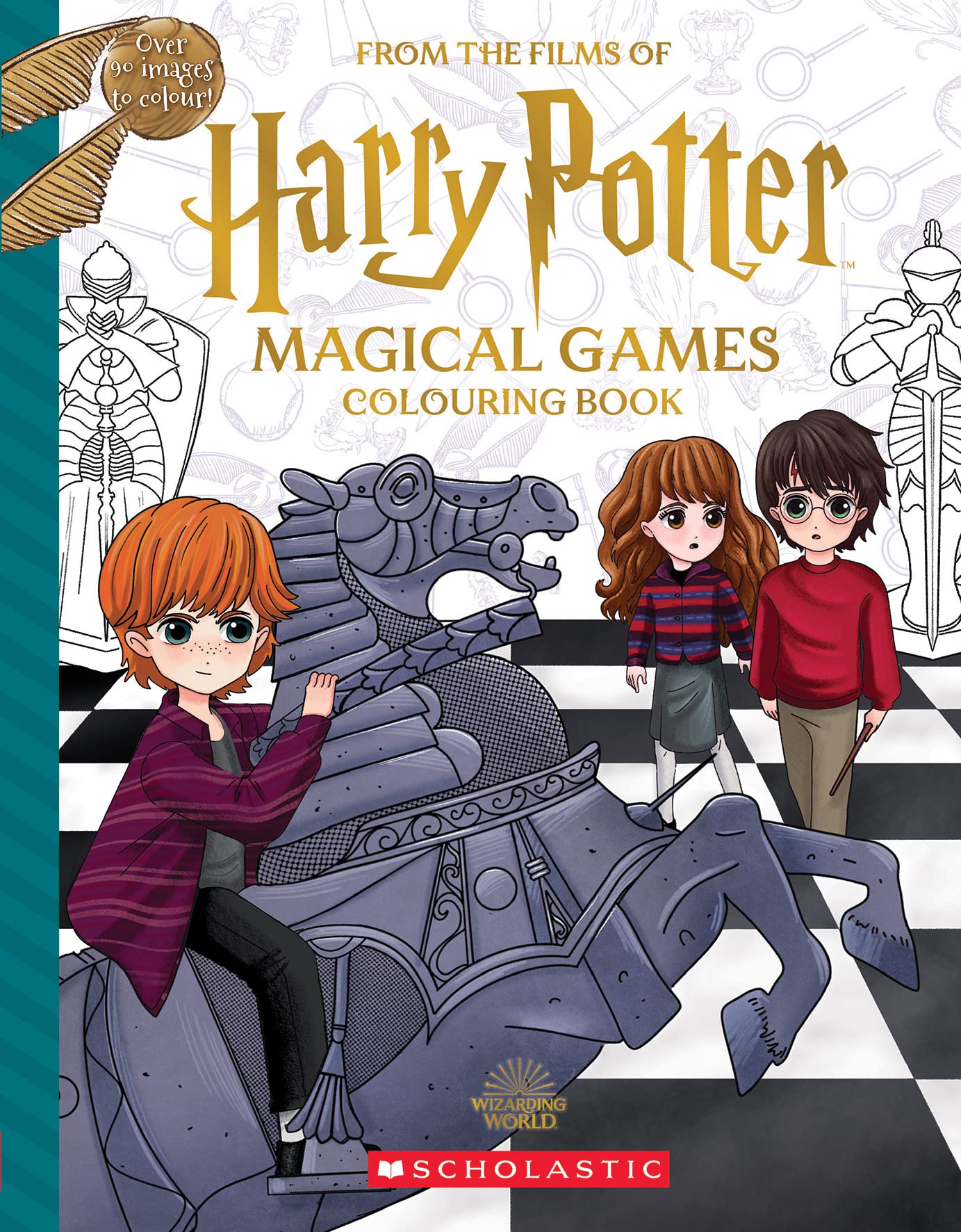 Harry Potter: Magical Games Colouring Book