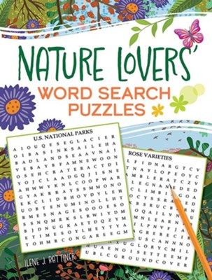 Nature Lovers Word Search Puzzles