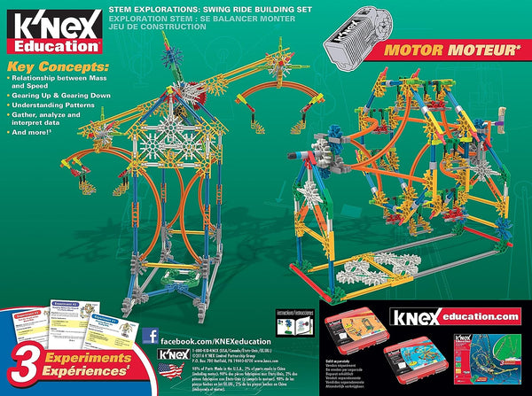 K'nex Education 486pc Swing Ride Building Set