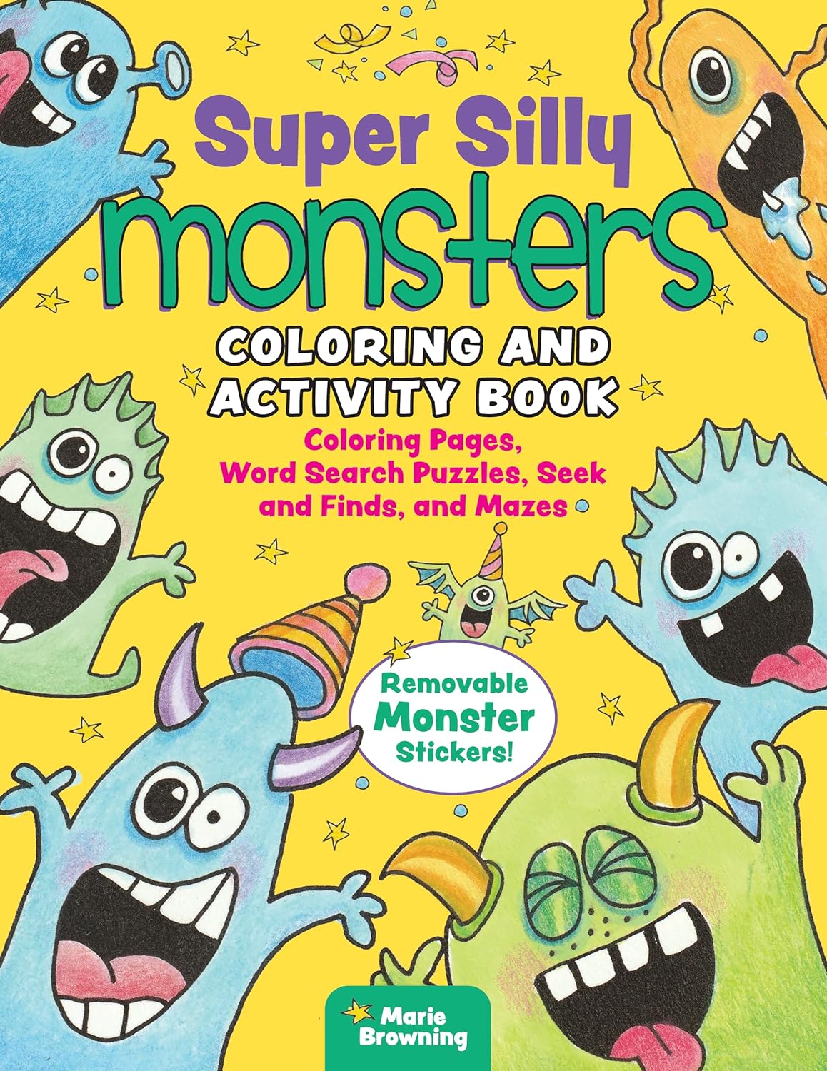 Super Silly Monsters Colouring and Activity Book