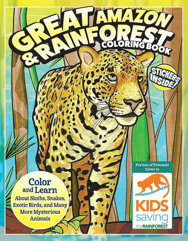 Great Amazon & Rainforest Colouring Book