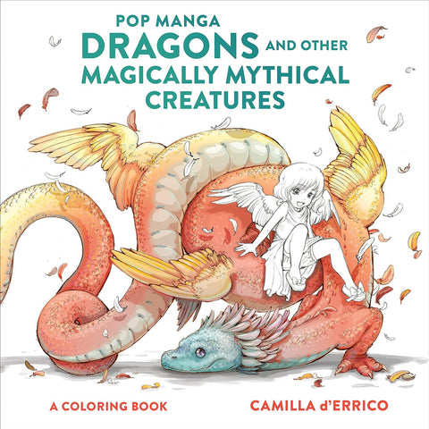 Pop Manga Dragons and Other Magically Mythical Creatures Colouring Book