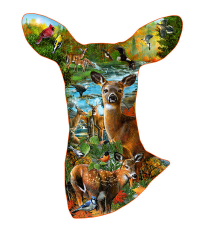 Suns Out 800 Pc Deer Domain (shaped)
