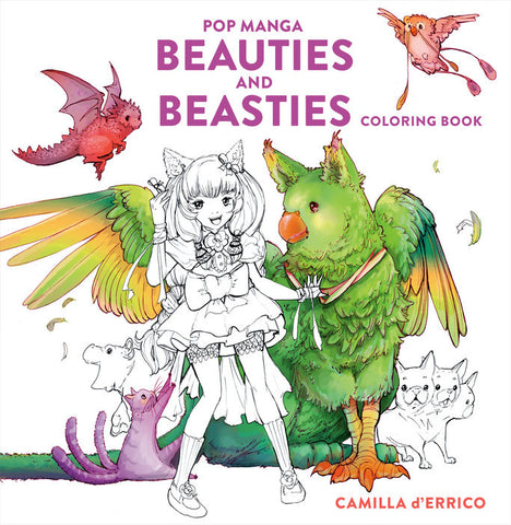 Pop Manga Beauties and Beasties Colouring Book