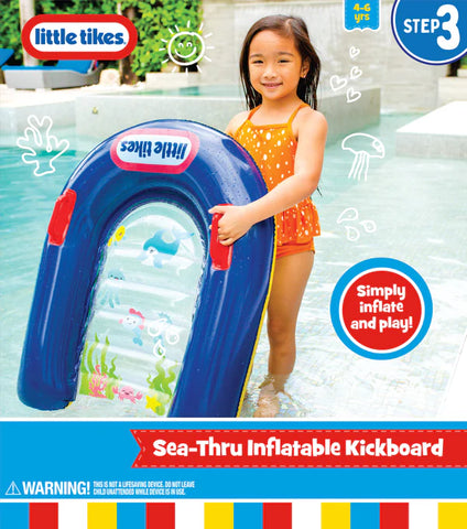 See-Thru Inflatable Kickboard - Little Tikes