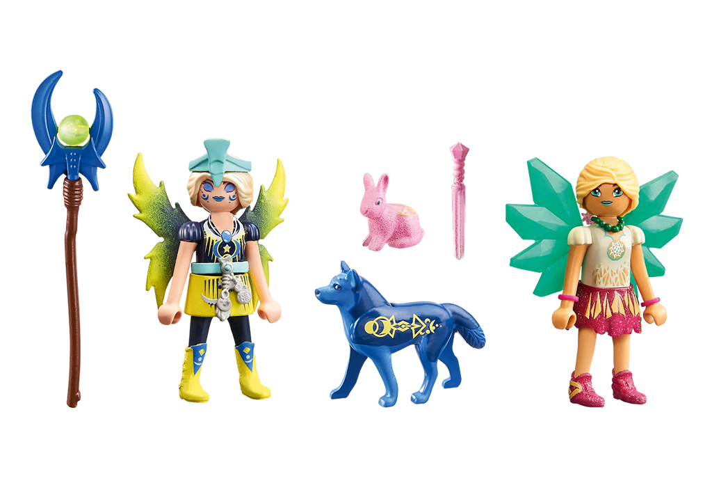 Playmobil 70803 Crystal Fairy et Bat Fairy avec Animaux