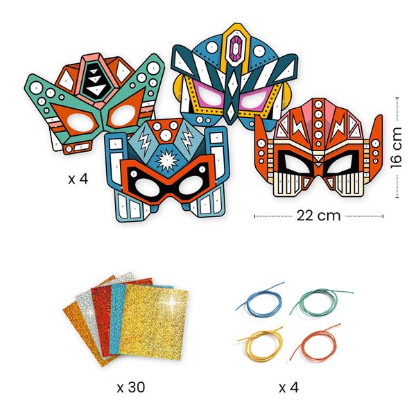 Mosaics and Sticker 'Super Robot Masks'