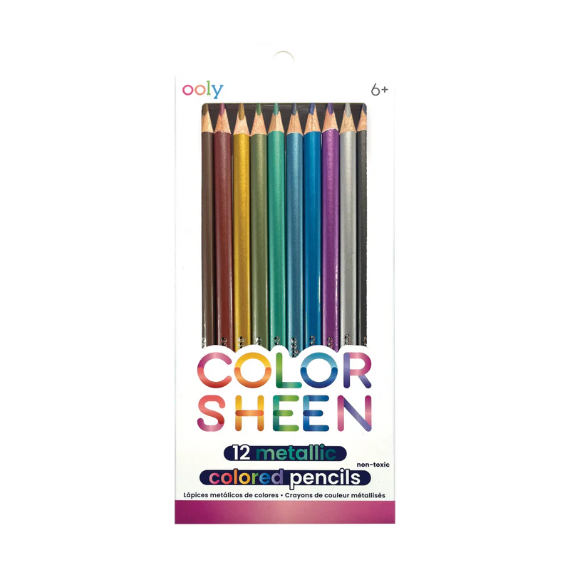 Color Sheen Metallic Colored Pencils (Set of 12)