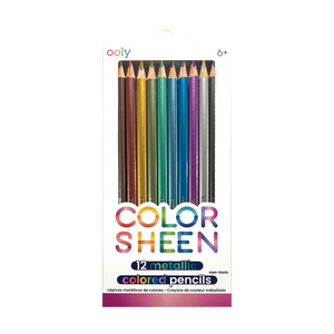 Color Sheen Metallic Colored Pencils (Set of 12)