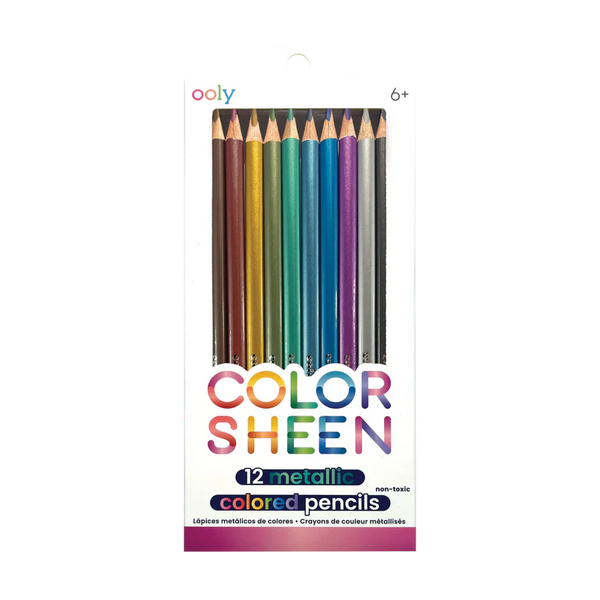 Color Sheen Metallic Colored Pencils (Set of 12)