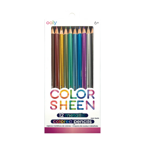 Color Sheen Metallic Colored Pencils (Set of 12)