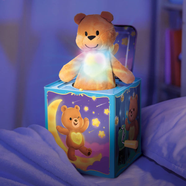 Jack in the Box Teddy Bear 'Pop & Glow'