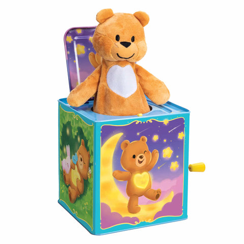 Jack in the Box Teddy Bear 'Pop & Glow'
