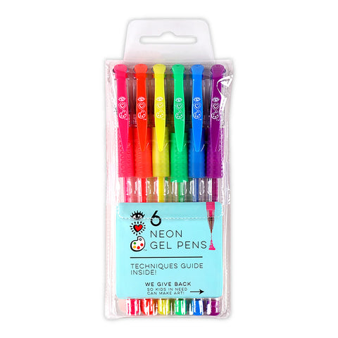 iHeartArt: 6 Neon Gel Pens