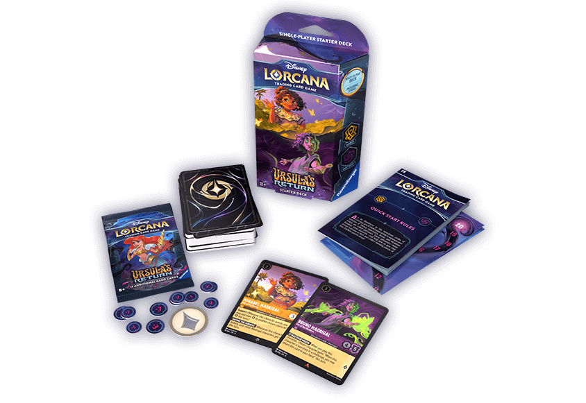 Disney Lorcana Trading Card Game, Includes 2 Ready-to-Play
