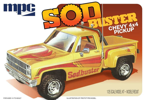 1981 Chevy Stepside 4X4 Pickup Sod Buster  (1/25)
