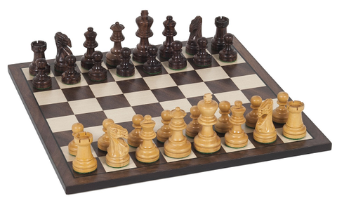 Chess by Wood Expressions (12" Staunton Wood)