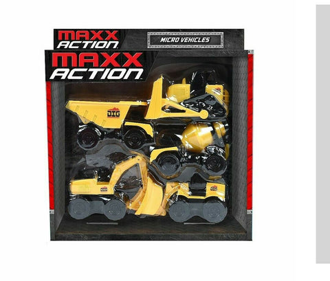 MaxxAction Micro Construction Vehicles
