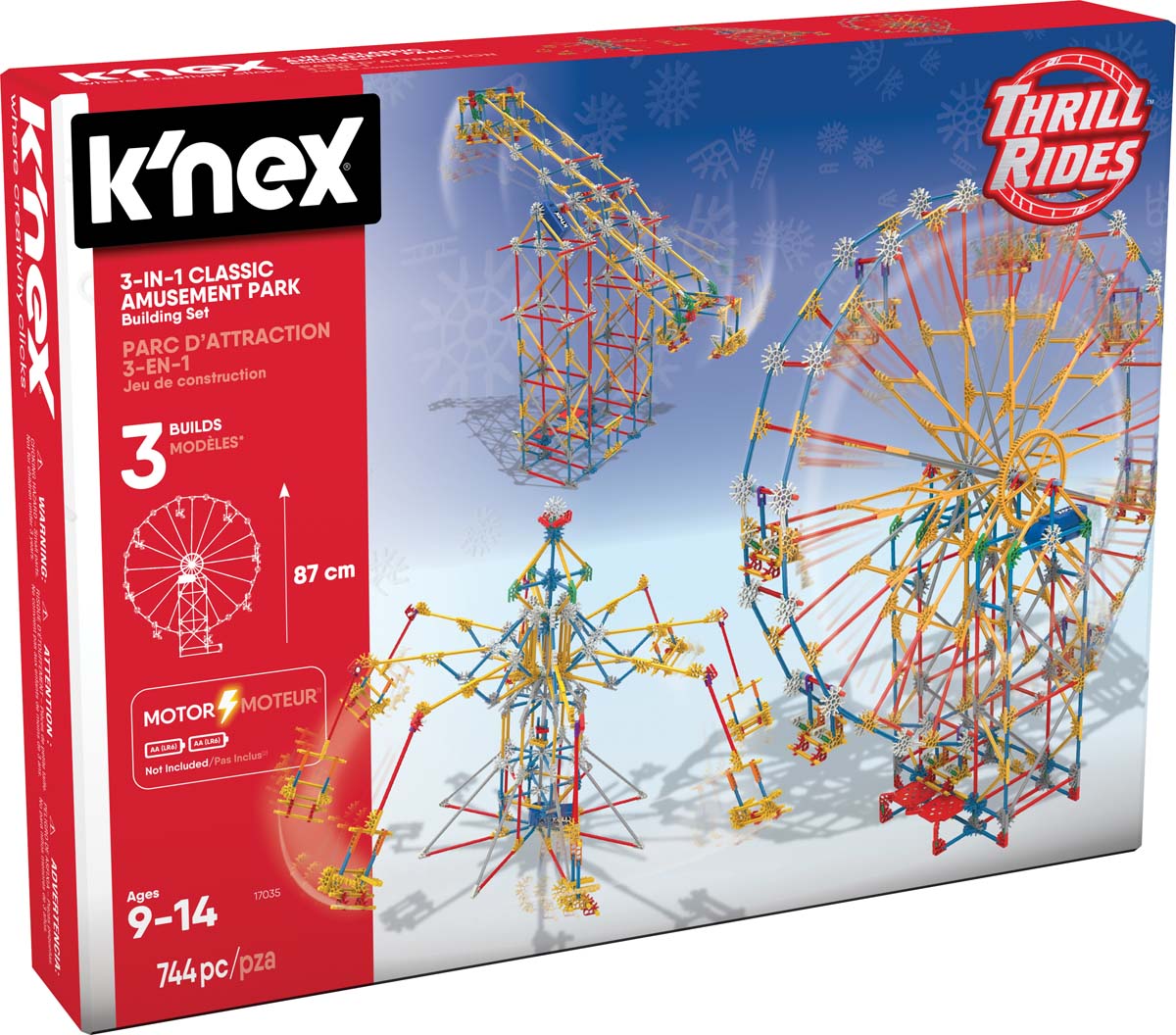 K'nex 3-in-1 Classic Amusement Park