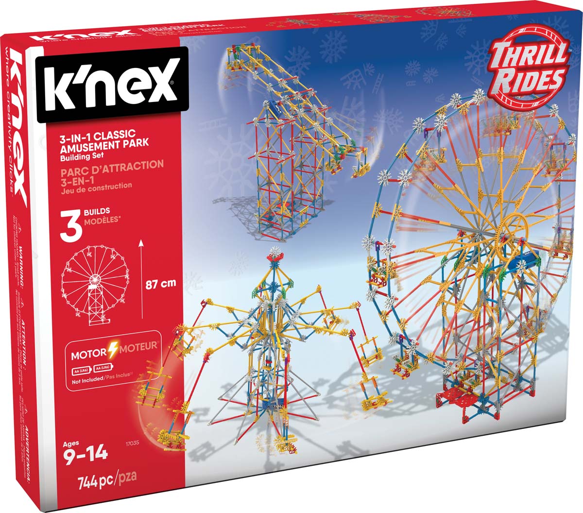 K'nex 3-in-1 Classic Amusement Park– Brighten Up Toys & Games