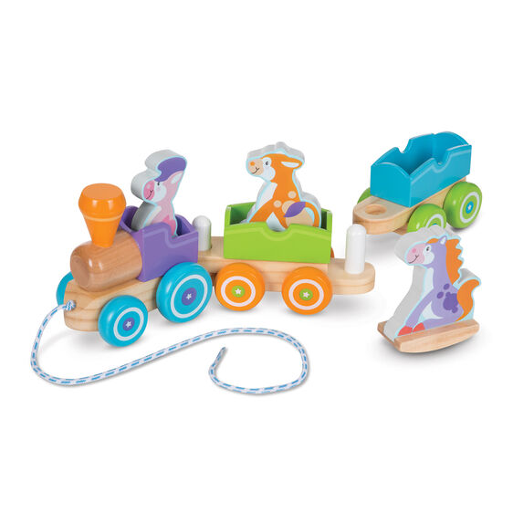 Rocking Pull Train (Farm animals)