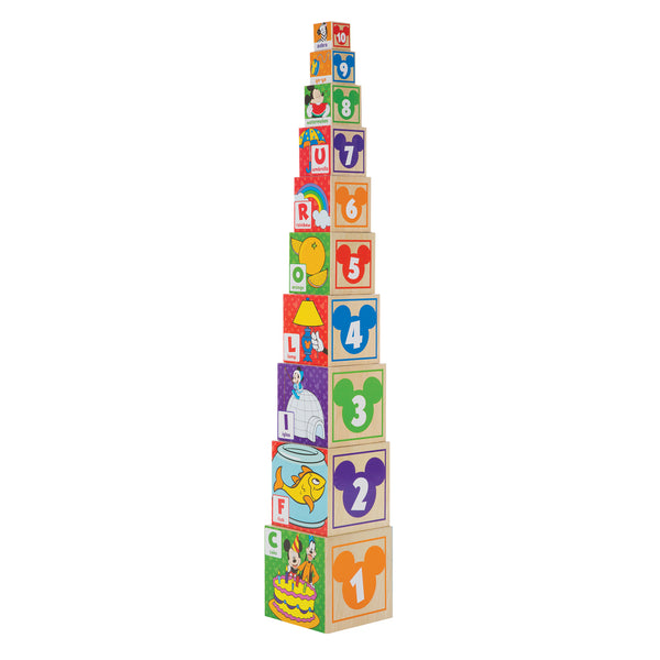 ABC-123 Nesting & Stacking Blocks (Mickey Mouse)