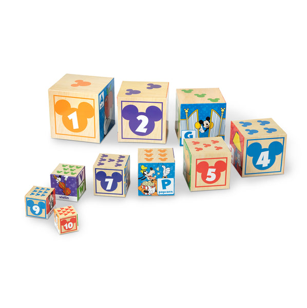ABC-123 Nesting & Stacking Blocks (Mickey Mouse)