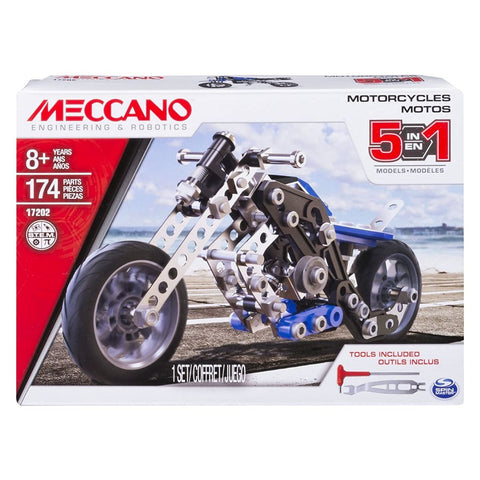 Meccano Motorcycles 5in1