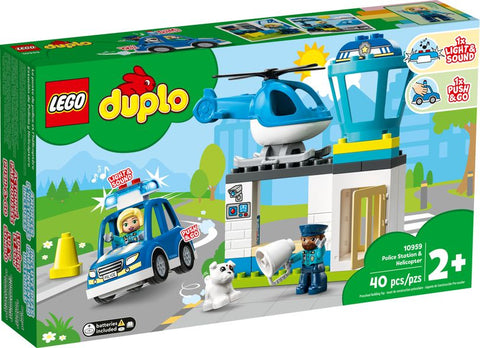Police Station & Helicopter (10959)