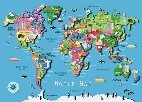 World Map (60pc)