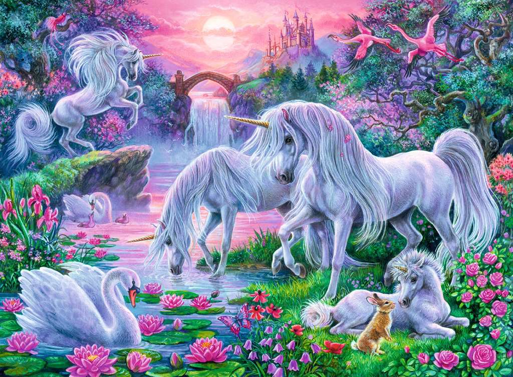 Unicorns in the Sunset Glow (150pc XXL)– Brighten Up Toys & Games