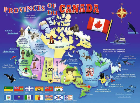 Map of Canada (100pc XXL)
