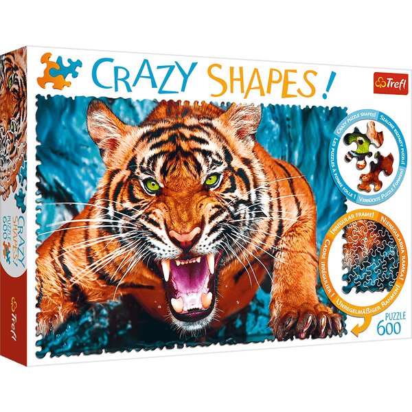 Facing a Tiger (600pc crazy shapes)