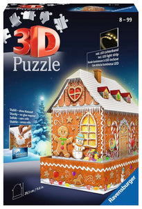 Gingerbread House (Night Edition) 3D *