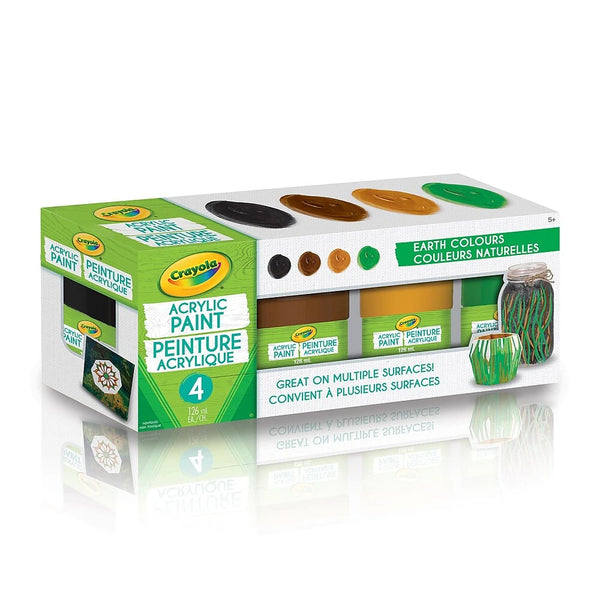 Crayola 4ct 126mL Acrylic Paint Jars