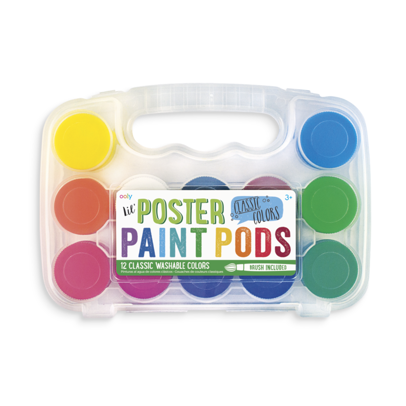 Lil' Poster Paint Pods (classic, set of 12)