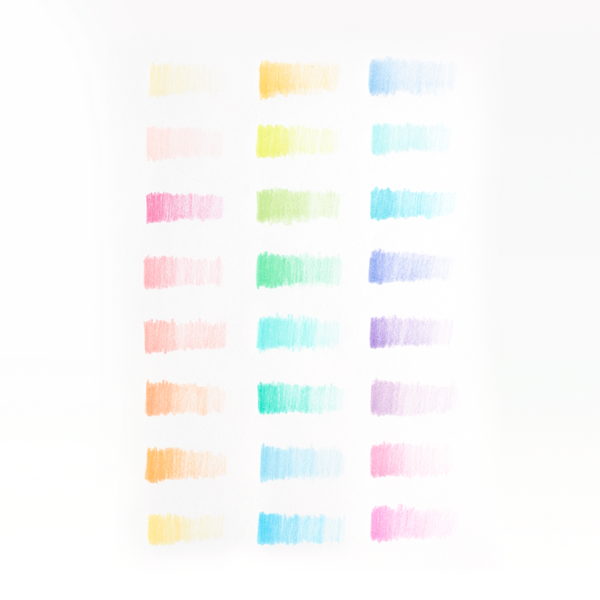 Pastel Hues Coloured Pencils (Set of 24)