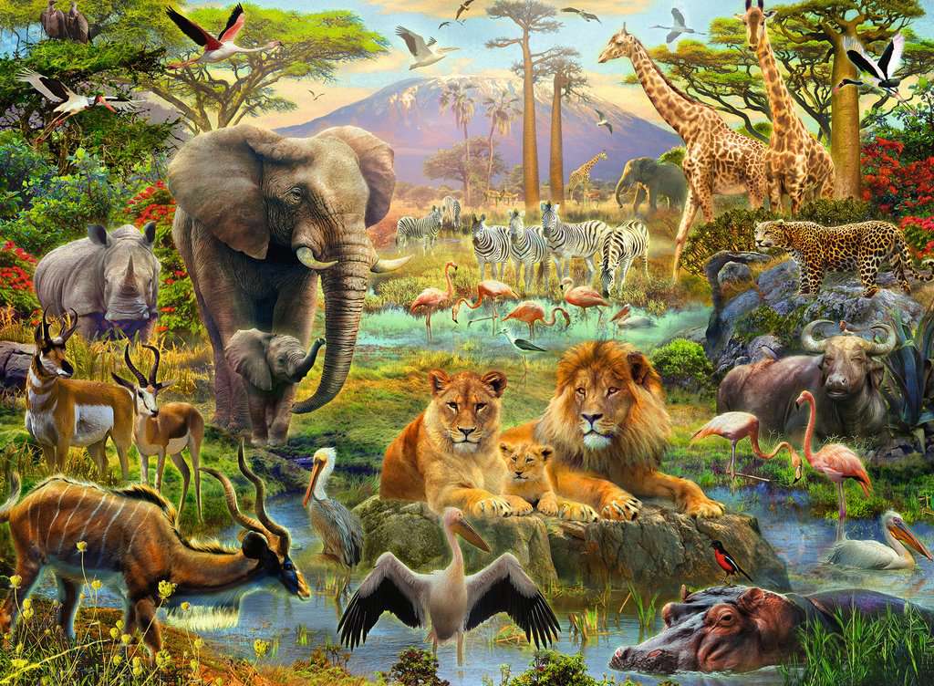 Animals of the Savanna (200pc XXL)