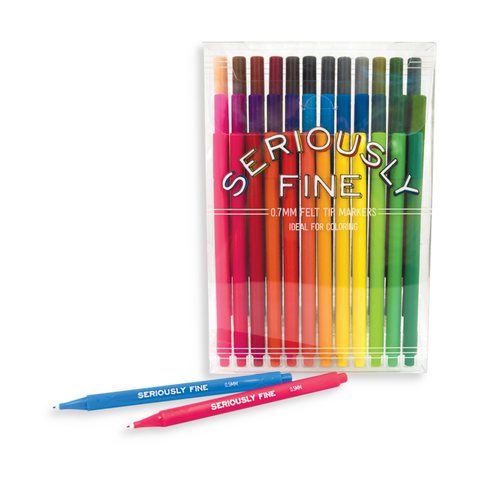 Seriously Fine Felt Tip Markers (set of 36)