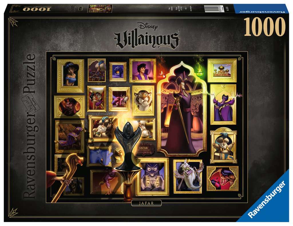 Disney Ravensburger Villainous Lady Tremaine Gaston on sale Horned King Collector Puzzle