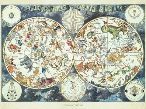 World Map of Fantastic Beasts (1500pc) *